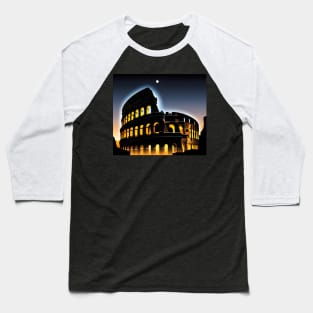 Colosseum in the night Baseball T-Shirt